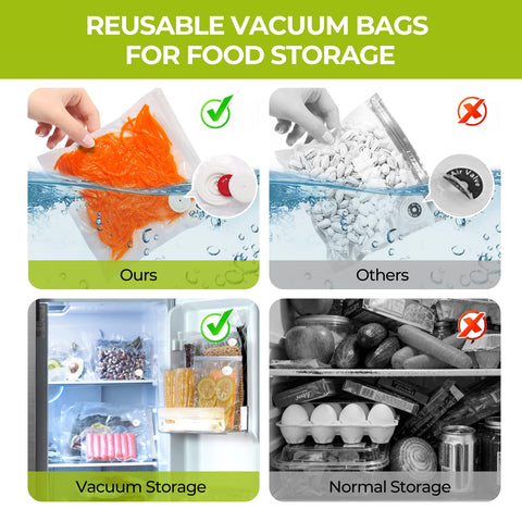 Bolsas ZLTMYI reutilizables 20–30 ciclos para ahorrar y reducir residuos.