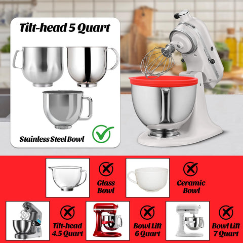 ZMJY ahorro de espacio al mezclar y almacenar en la misma taza KitchenAid.