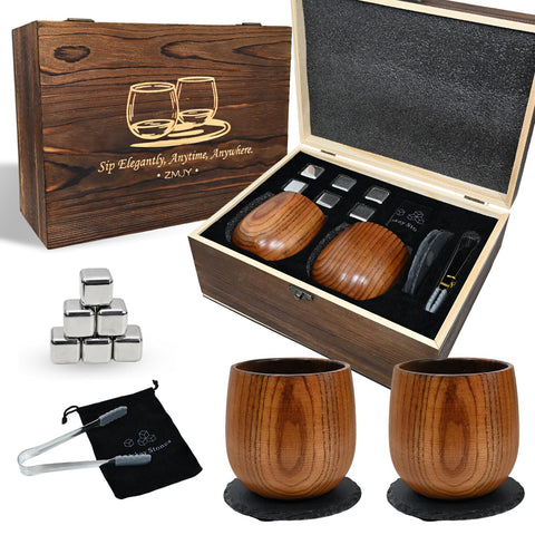 Vaso ZMJY con interior de roble tostado para realzar el aroma del bourbon.
