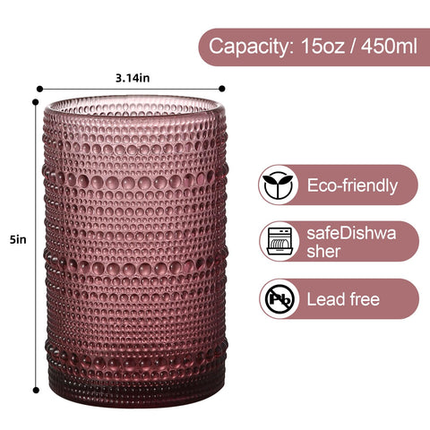 Vaso ZMOWIPDL con relieve perlado para toque elegante y cómodo.
