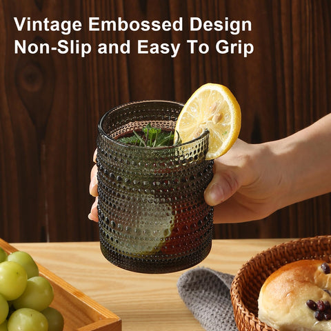Vasos para bar y postres con acabado elegante