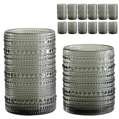 Vaso ZMOWIPDL 12oz con hobnail para un agarre seguro