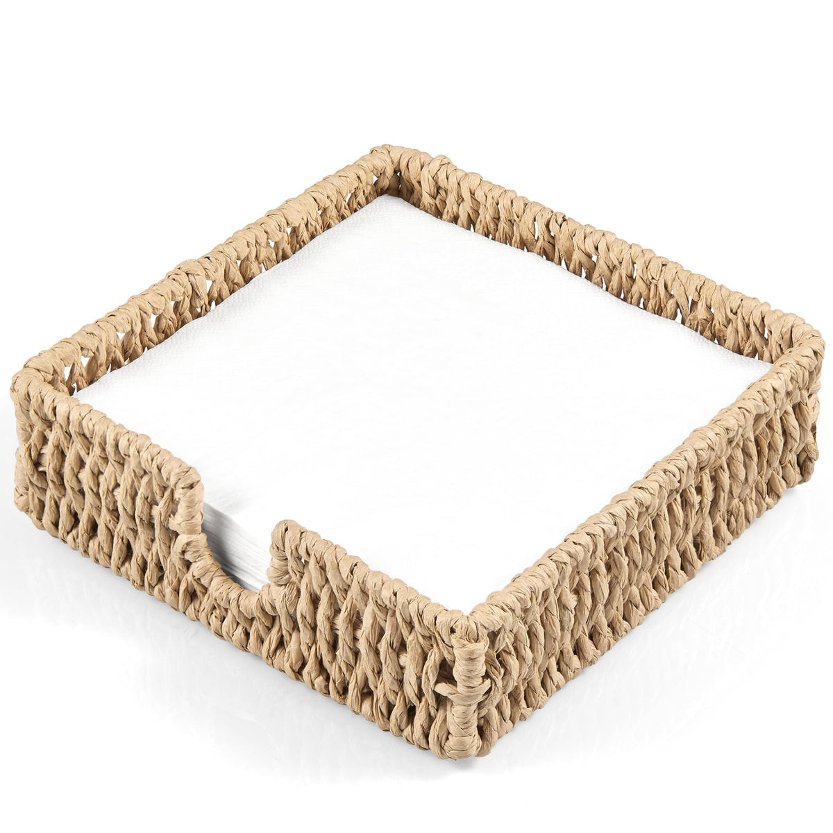 ZMZKKLL porta-servilletas tejido cuerda: organización elegante para la mesa.