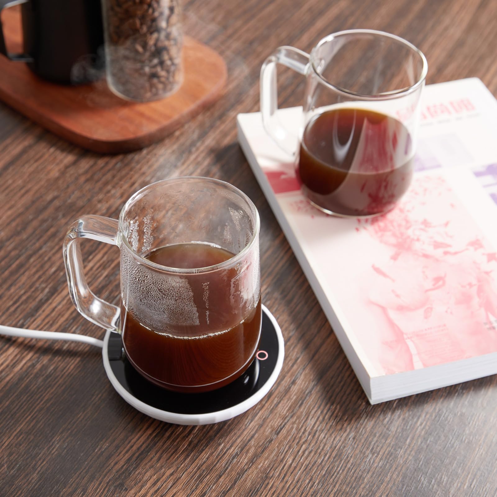 Taza ZMZKKLL apta para lavavajillas, limpieza rápida.