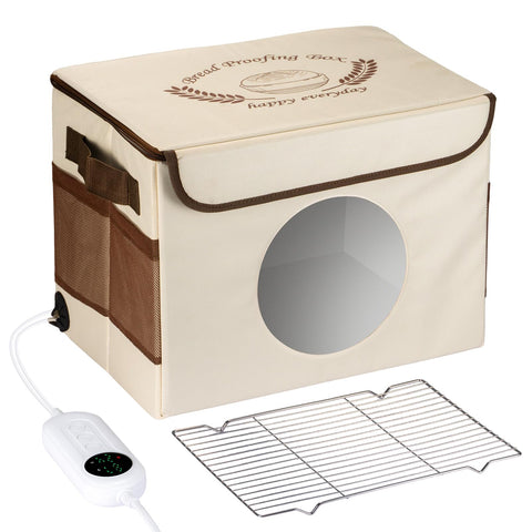 ZOCHIXEL caja de fermentación para pan con control de temperatura 86–113 °F para levado uniforme.