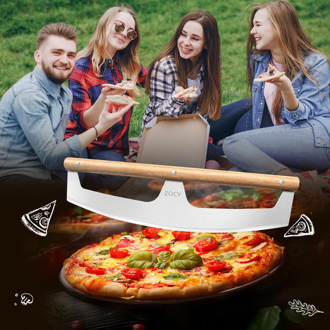 Cortapizza rocker ZOCY fácil limpieza y lavado en lavavajillas.