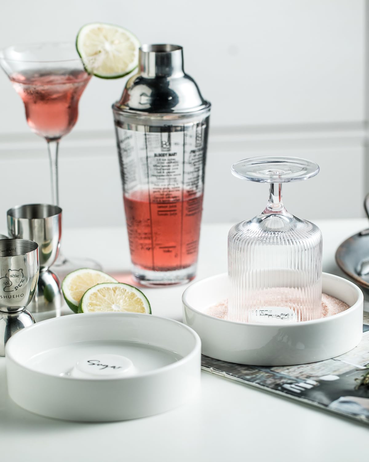 Zoeeker kit para cocteles, sal y azúcar, versátil.