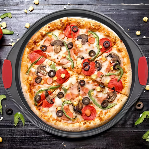 ZOEHROWS juego de 2 bandejas para hornear pizzas y más.