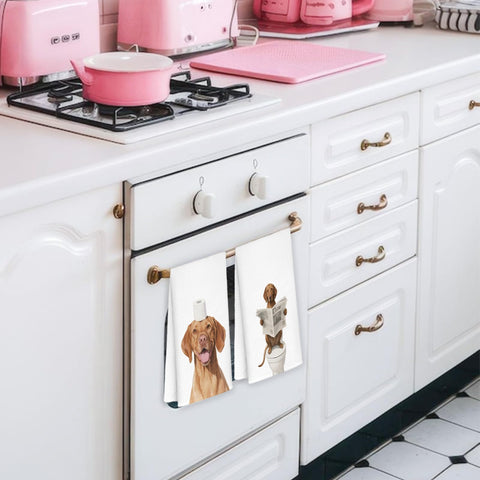 Toallas decorativas ZOFGUO Vizsla, estilo sutil