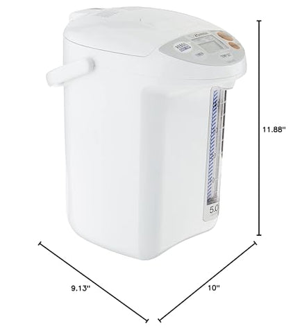 Zojirushi CD-LFC50 con indicador de agua en ventana panorámica para leer el nivel