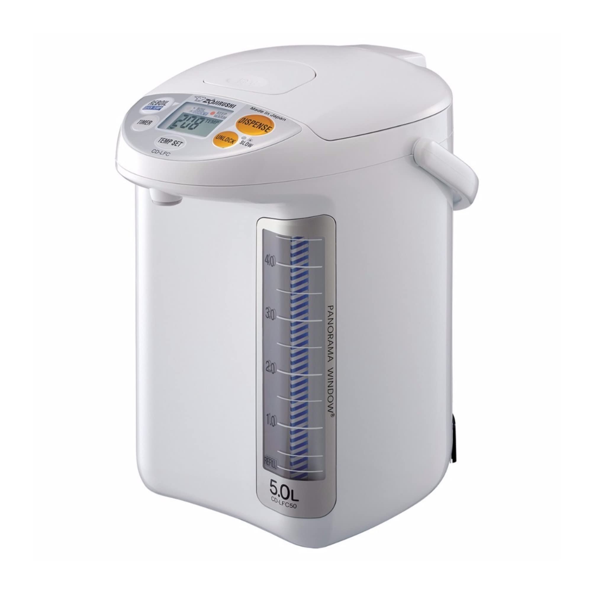 Zojirushi CD-LFC50 con ventana panorama para verificar fácilmente el nivel de agua