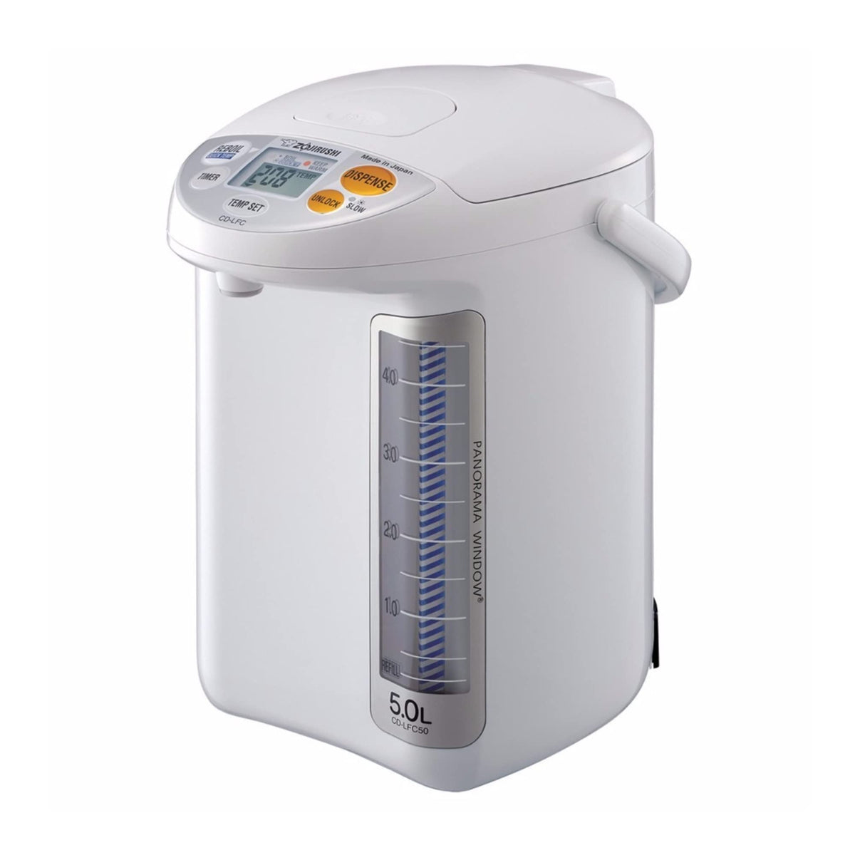 Zojirushi CD-LFC50 con ventana panorama para verificar fácilmente el nivel de agua