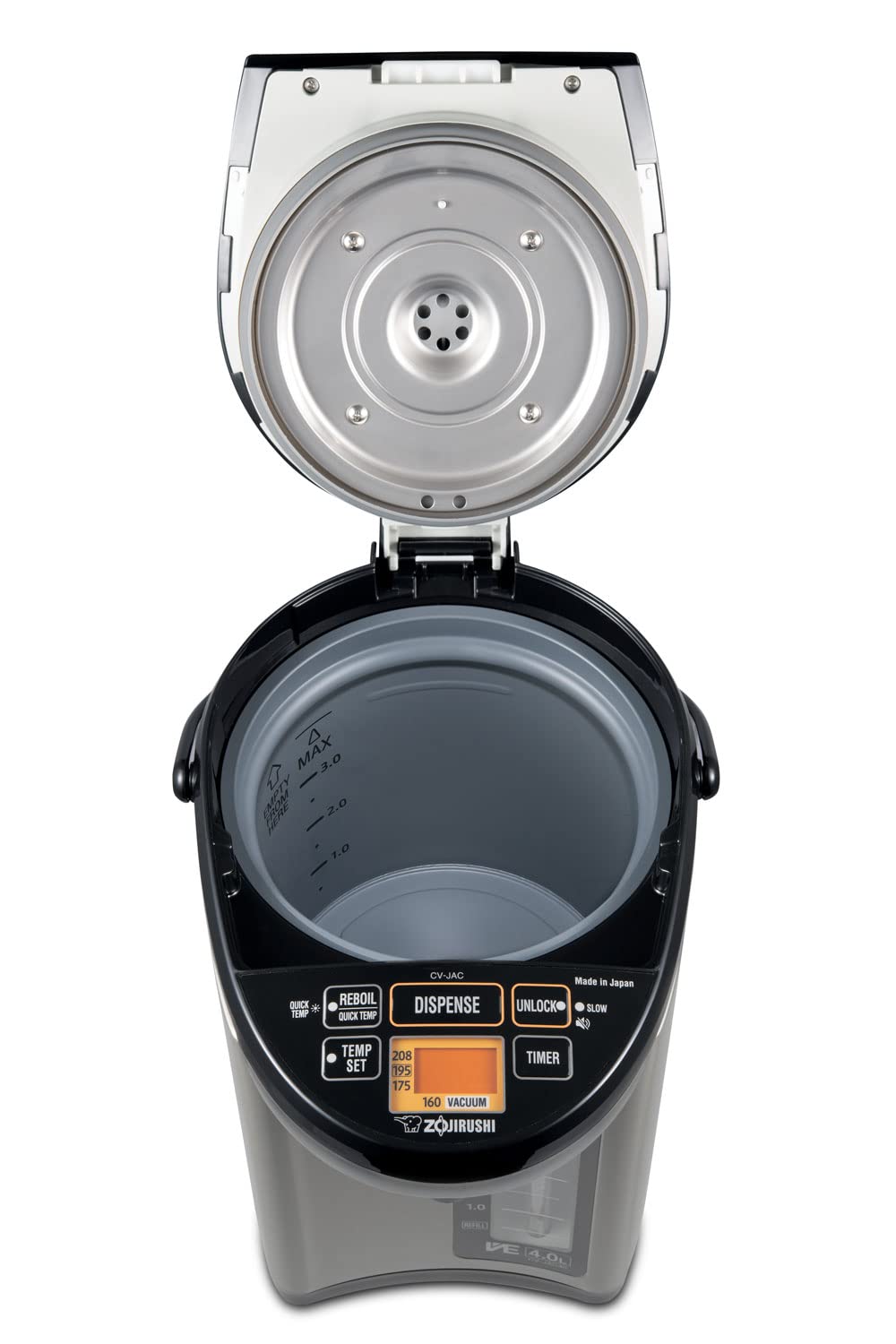 Zojirushi elemento 930W: calefacción potente para respuestas rápidas.