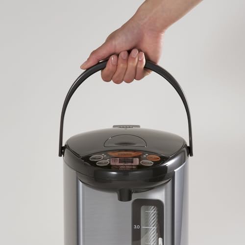 Zojirushi Micom interior de acero inoxidable, fácil de limpiar.