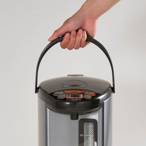 Zojirushi Micom interior de acero inoxidable, fácil de limpiar.