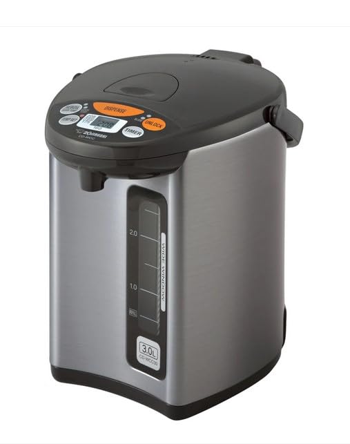 Zojirushi Micom mantiene caliente a 175 °F para té y cafés.