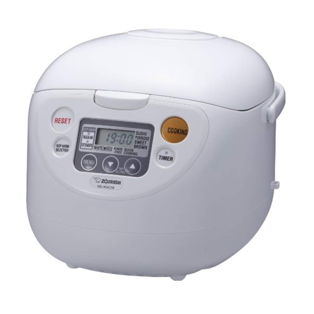 Zojirushi Micom panel de controles claro para programar cocción y temporizador