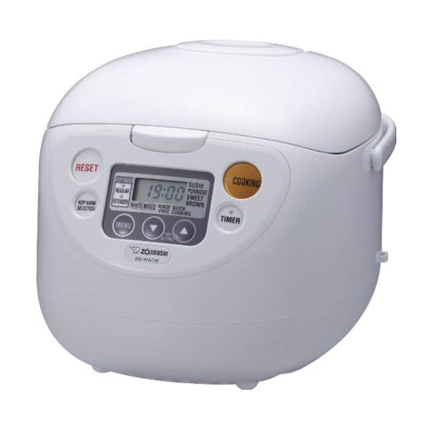 Zojirushi Micom panel de controles claro para programar cocción y temporizador