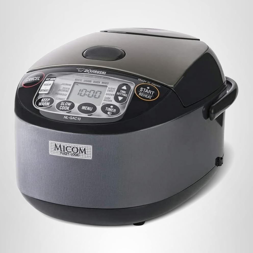 Zojirushi NL-GAC10BM, exterior negro metálico con diseño elegante