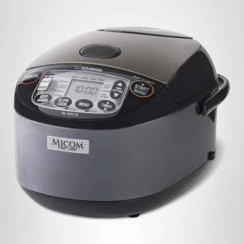 Zojirushi NL-GAC10BM, exterior negro metálico con diseño elegante
