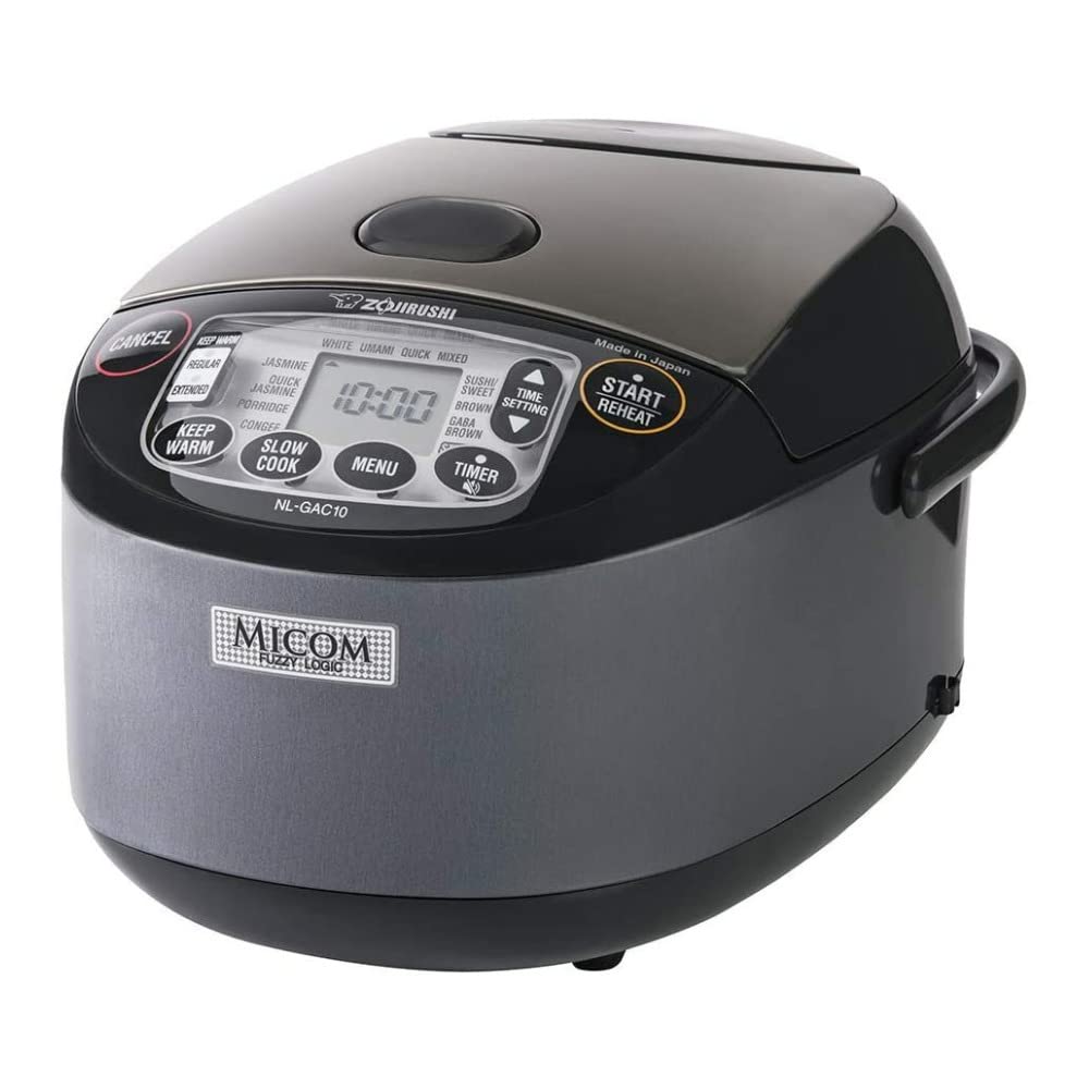 Zojirushi NL-GAC10BM, panel de control LCD para programar cocción y temporizador