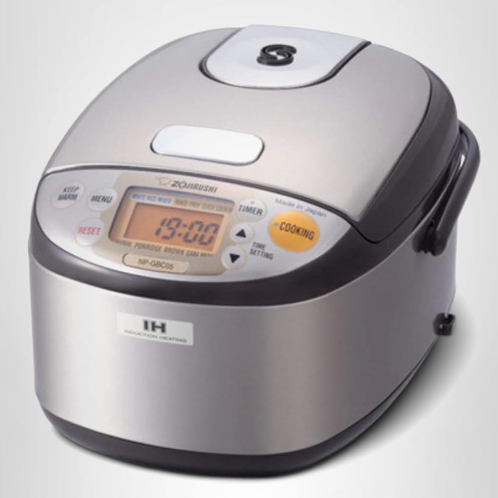 Zojirushi NP-GBC05XT panel de control naranja facilita temporizador