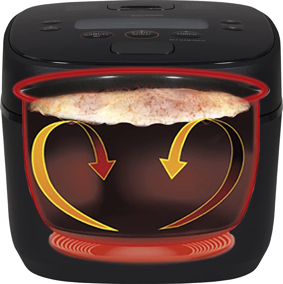 Zojirushi NW-QAC18, arroz blanco preparado con precisión y textura consistente