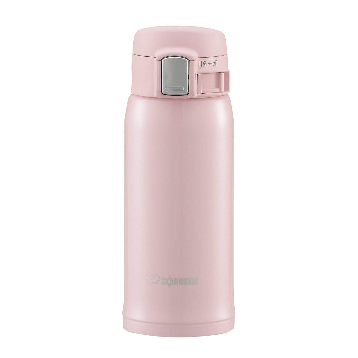 Zojirushi SM-SA36PB Pearl Pink, vista frontal ergonómica para uso diario.