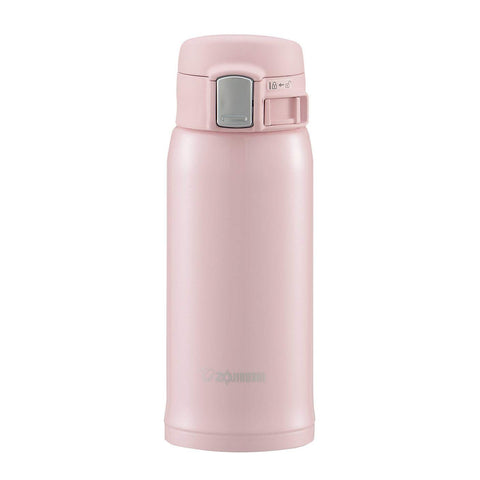 Zojirushi SM-SA36PB Pearl Pink, vista frontal ergonómica para uso diario.