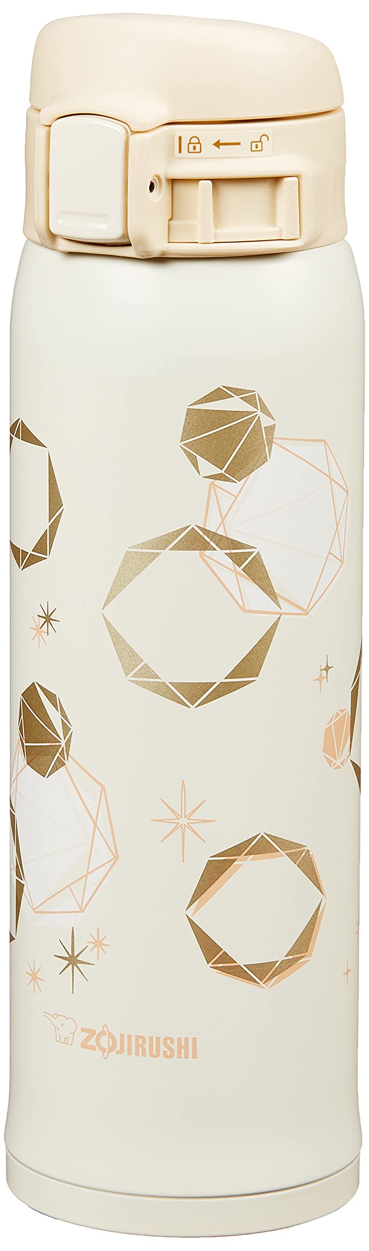 Taza Zojirushi SM-SG48EYP, color amarillo radiante, ideal para bebidas calientes o frías.