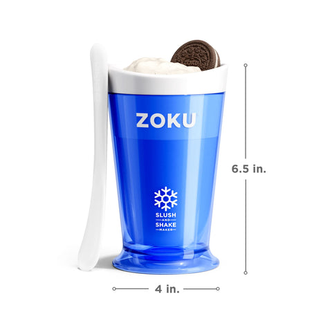 Uso diario en la cocina con la copa ZOKU para batidos y bebidas rápidas.