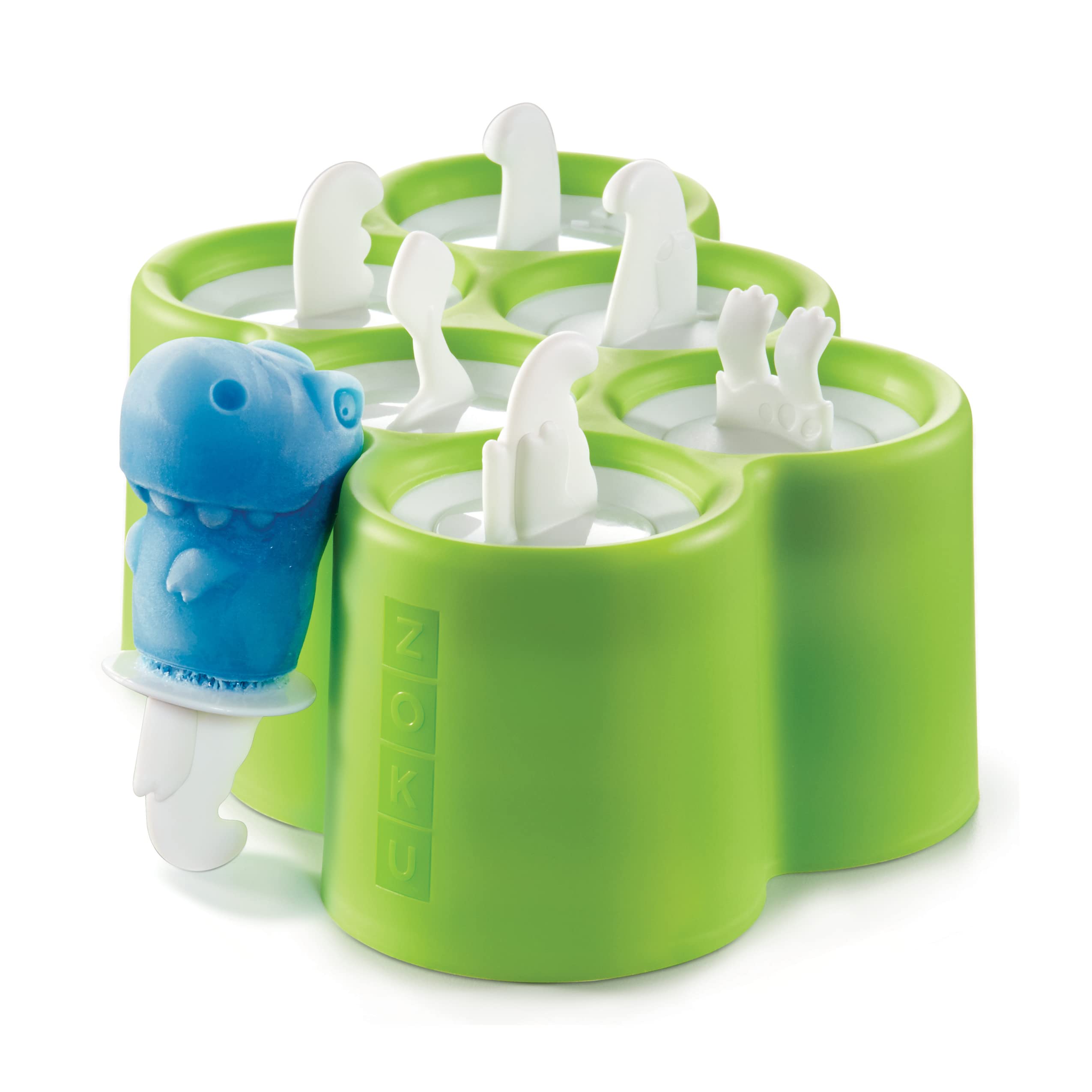Zoku Dino Pop: paleta cavegirl, fácil desmolde y merienda divertida.