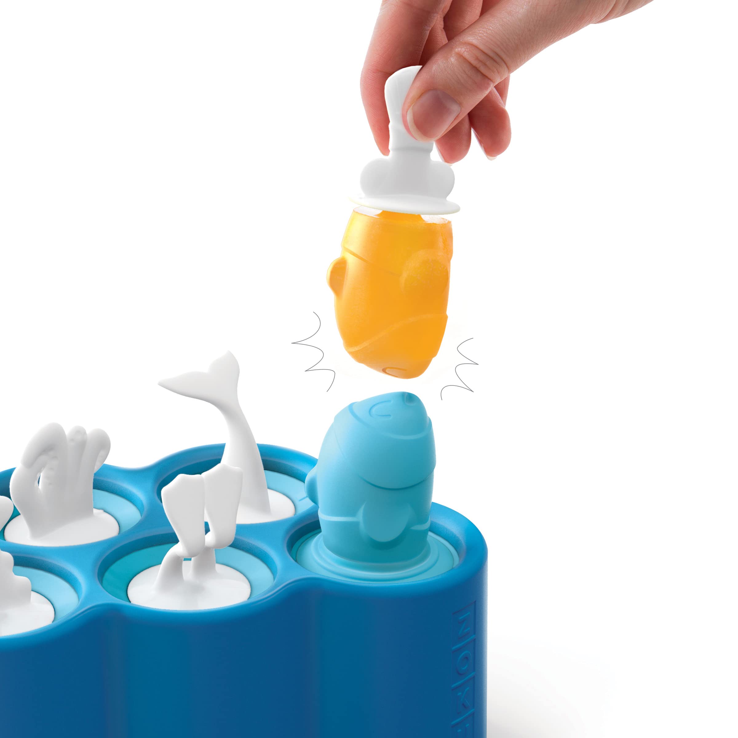 ZOKU molde pez globo: textura flexible para meriendas creativas.