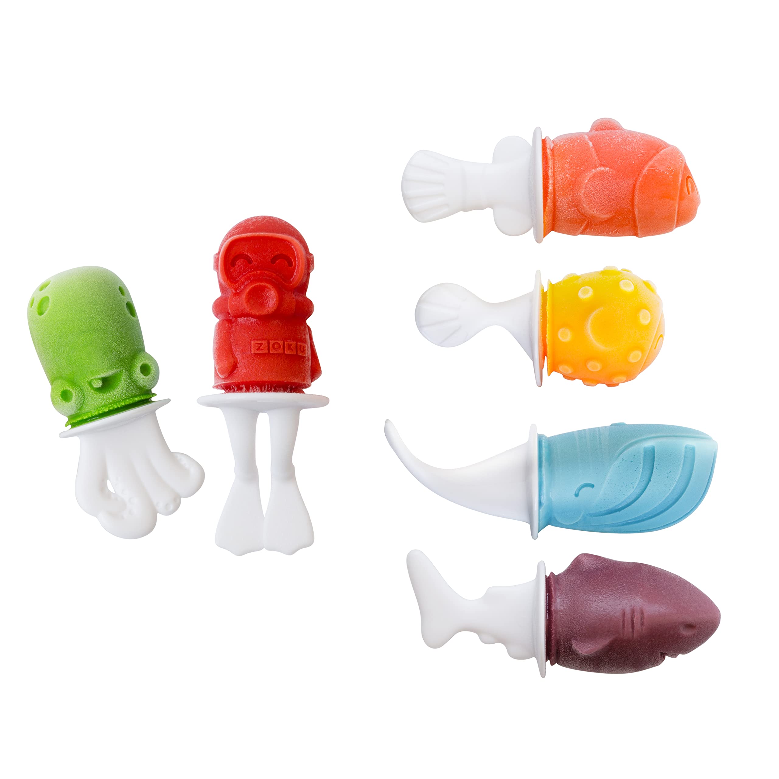 ZOKU molde pez payaso: paletas coloridas y fáciles de quitar.