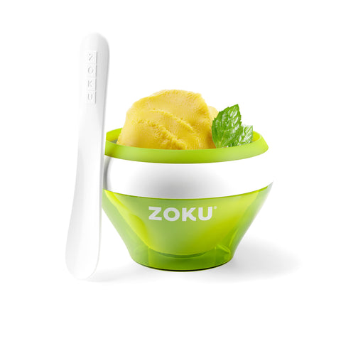 ZOKU: tazón de acero inoxidable para porciones rápidas de helado.