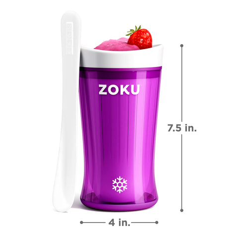 ZOKU Jumbo cuchara para slush facilita mezclar y raspar la mezcla.