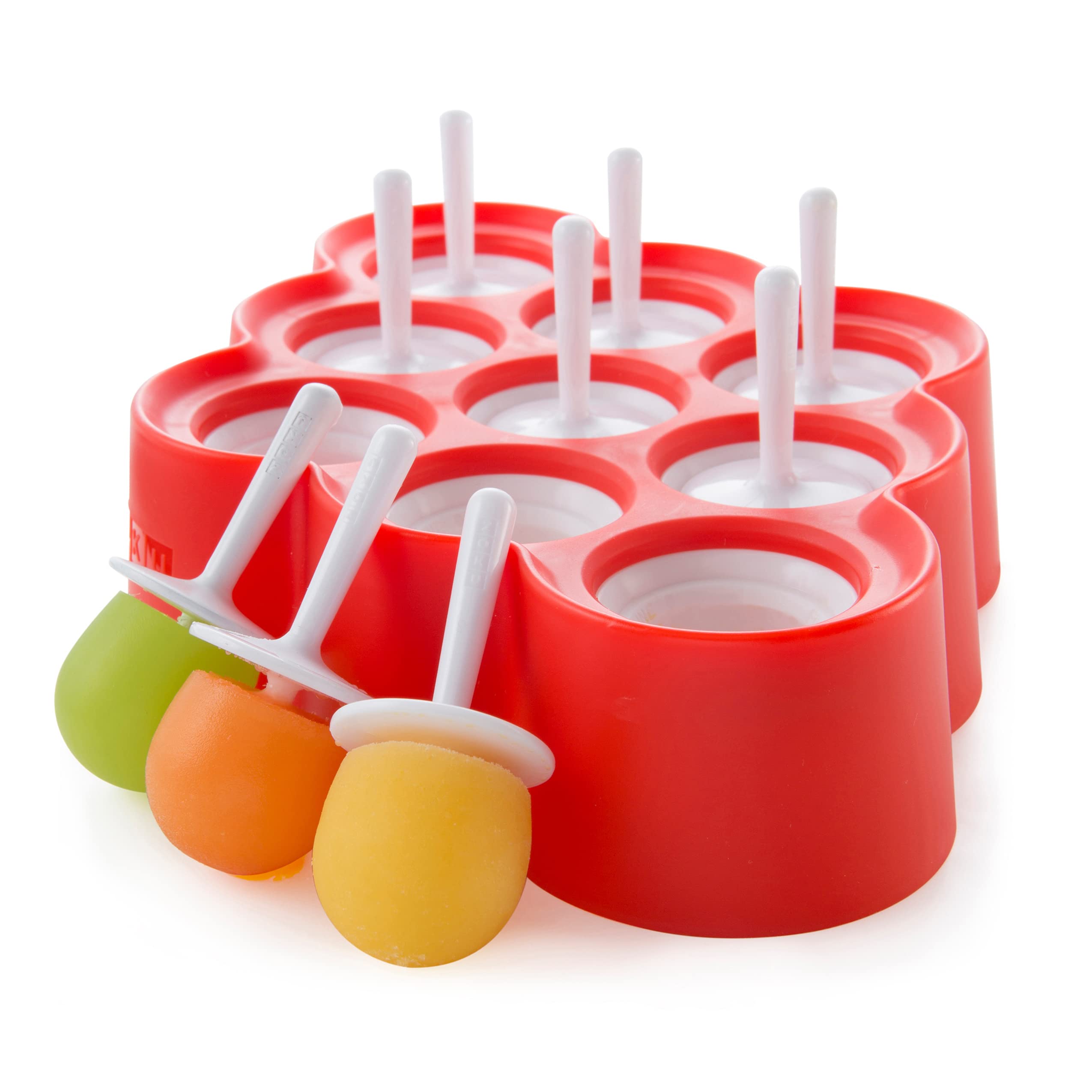 ZOKU mini-paletas frente: porciones pequeñas para meriendas rápidas en casa.