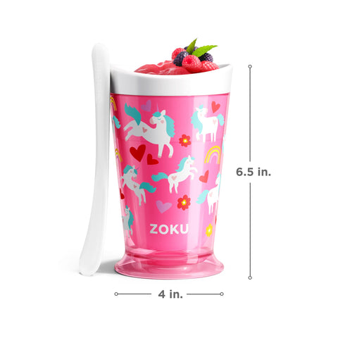 Slush lista en taza con ZOKU para disfrutar en minutos.