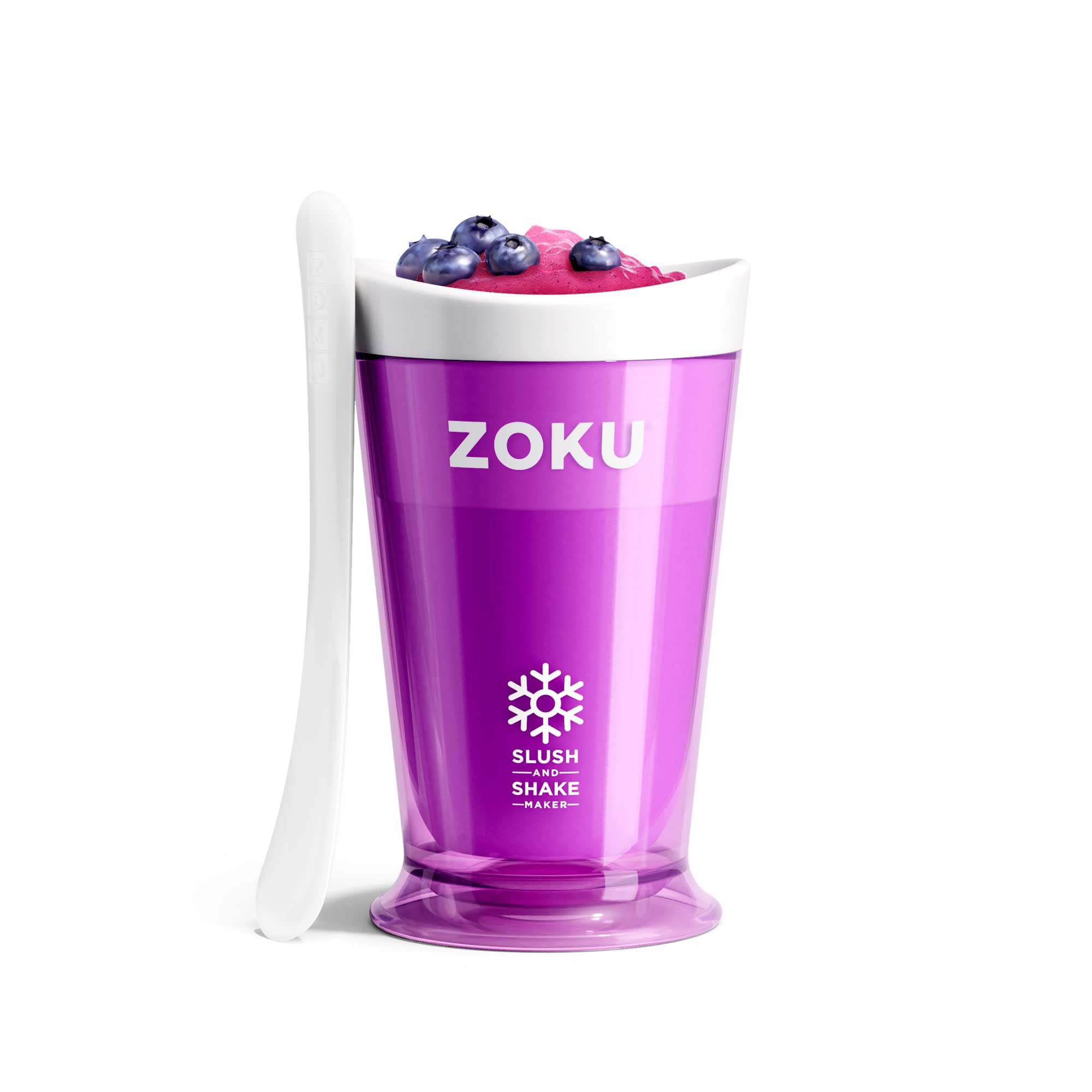 ZOKU Original Slush y Shake Maker con núcleo congelador de 8 onzas para bebidas rápidas.