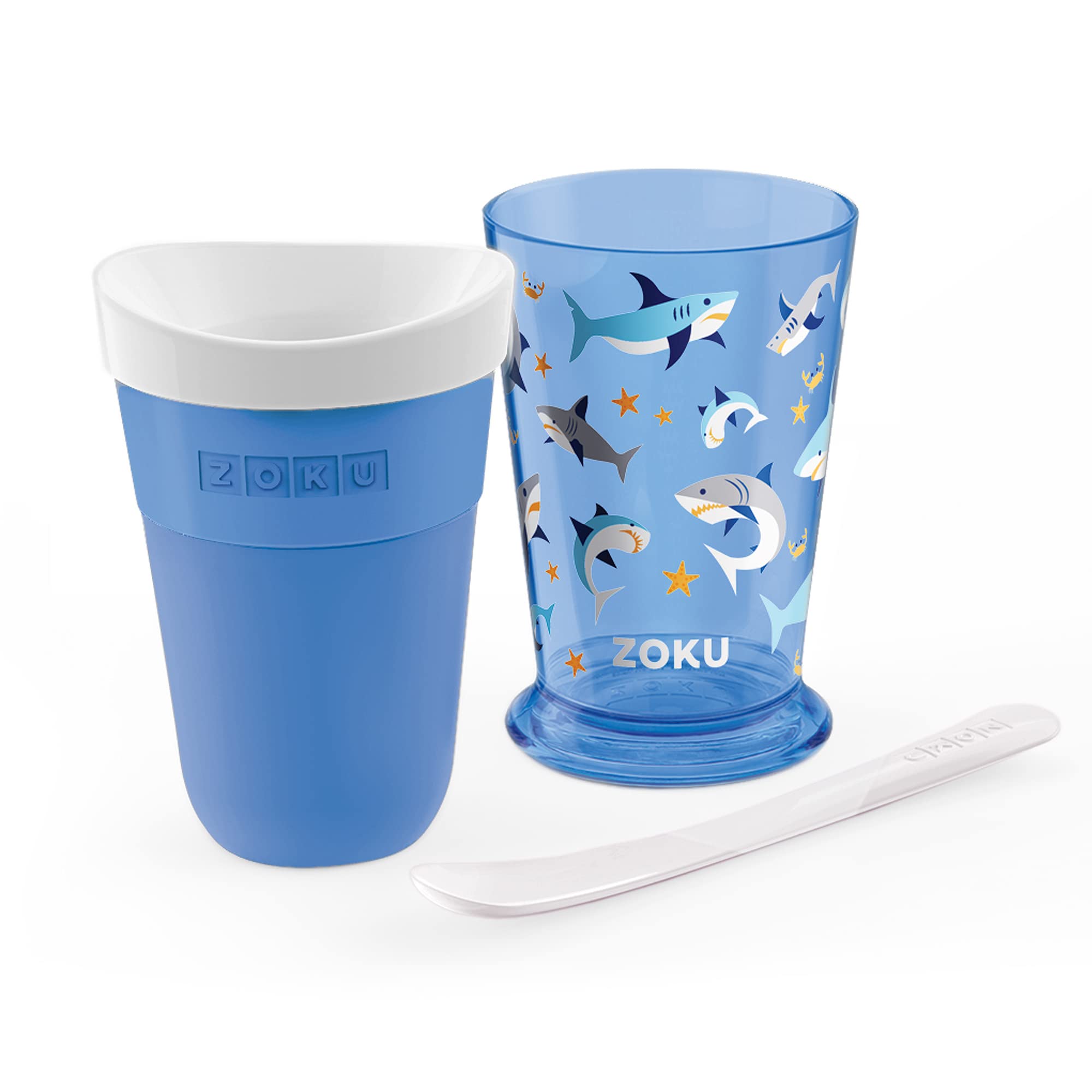 ZOKU taza exterior con protección, fácil limpieza tras granizados.