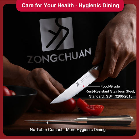 Cuchillo apto para lavavajillas Zongchuan con limpieza fácil