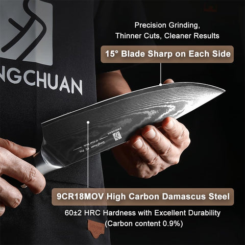 Cuchillo-deshuesar-6pulgadas Zongchuan, control para deshuesar con precisión