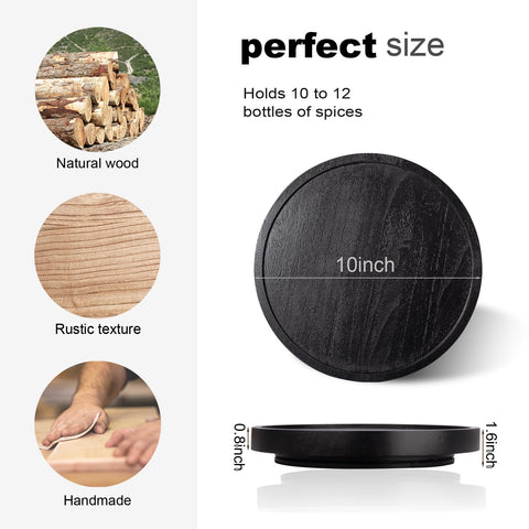 Giro 360 grados Zoocatia Lazy Susan, movimiento suave y estable
