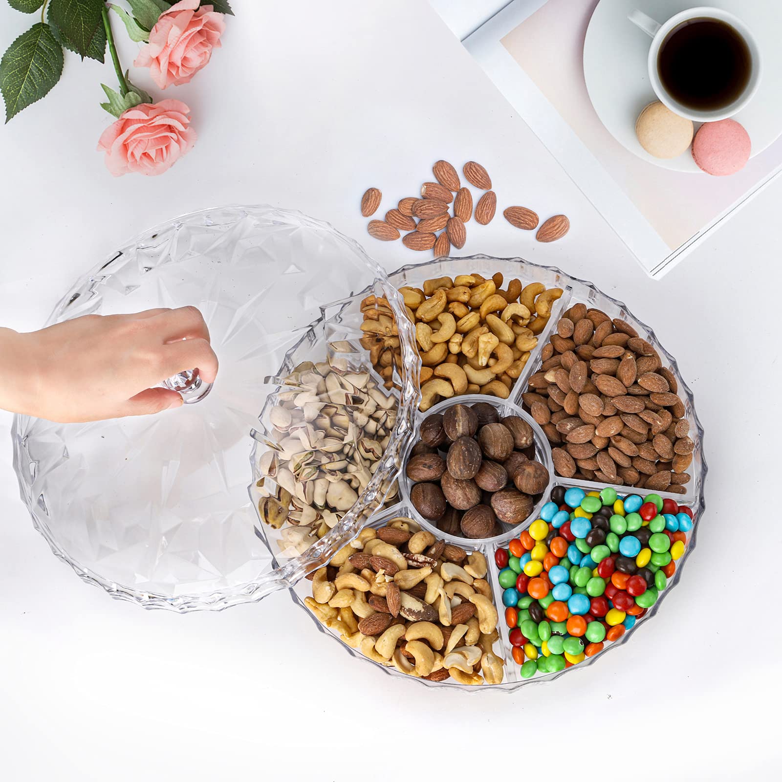 Bandeja ZOOFOX para eventos, elegante y fácil de limpiar