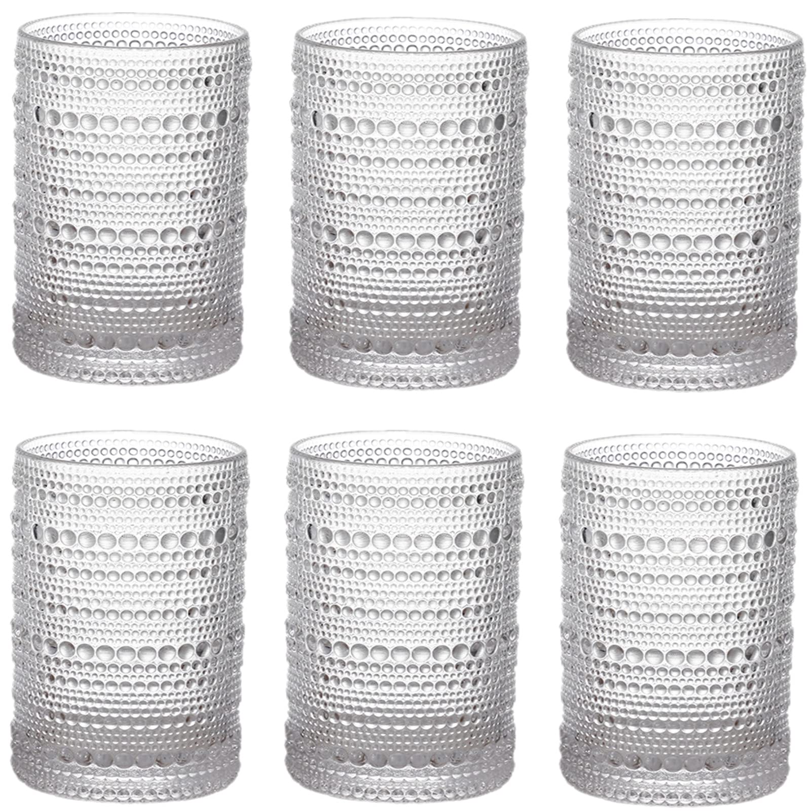 Vaso ZOOFOX vintage 13 onzas con diseño repujado, ideal para bebidas diarias.