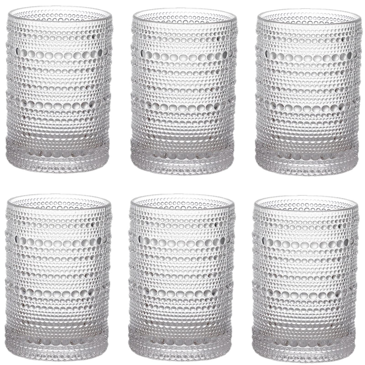 Vaso ZOOFOX vintage 13 onzas con diseño repujado, ideal para bebidas diarias.