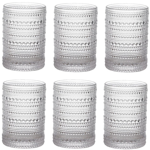 Vaso ZOOFOX vintage 13 onzas con diseño repujado, ideal para bebidas diarias.