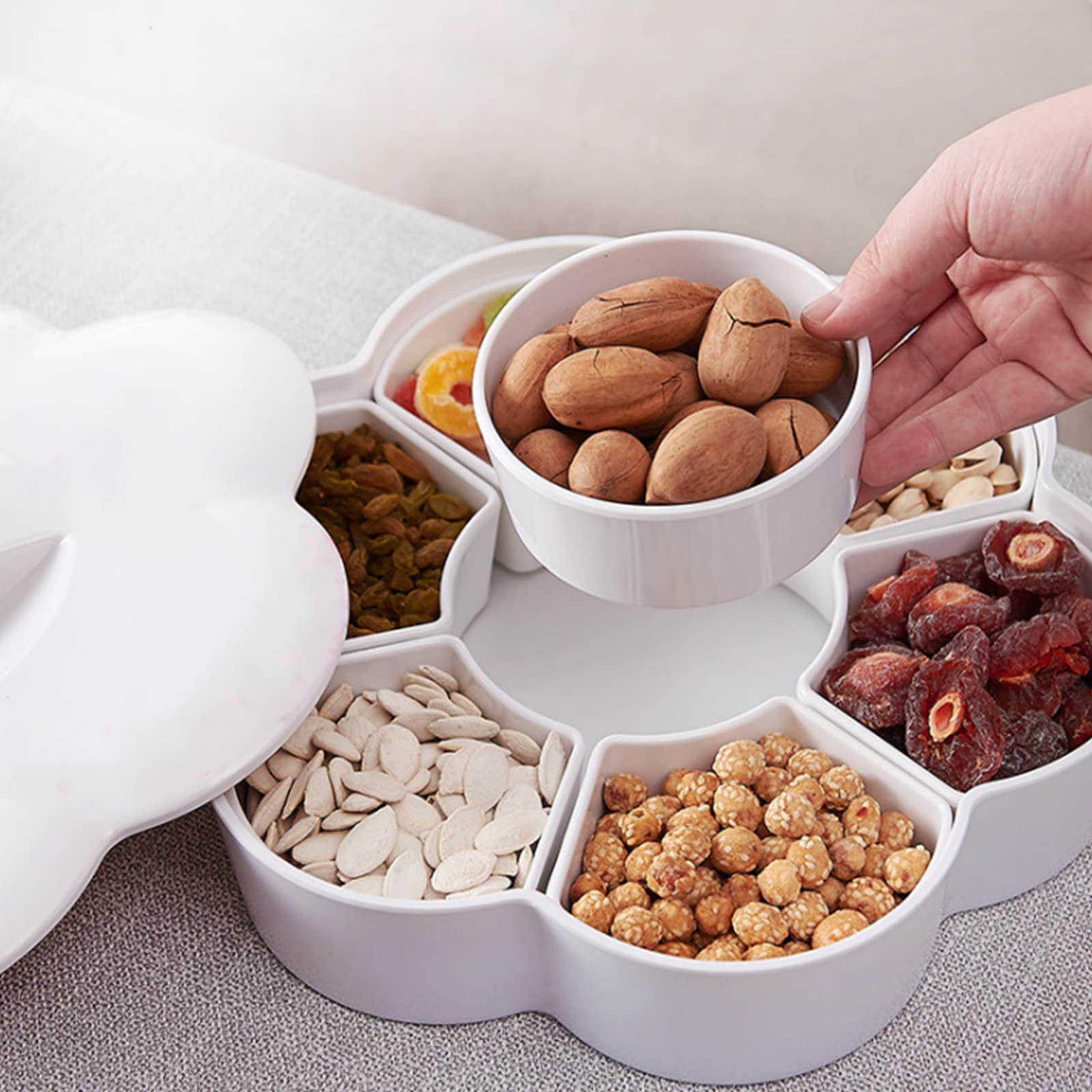 ZOOFOX bandeja de melamina segura, duradera y apta para contacto con alimentos.