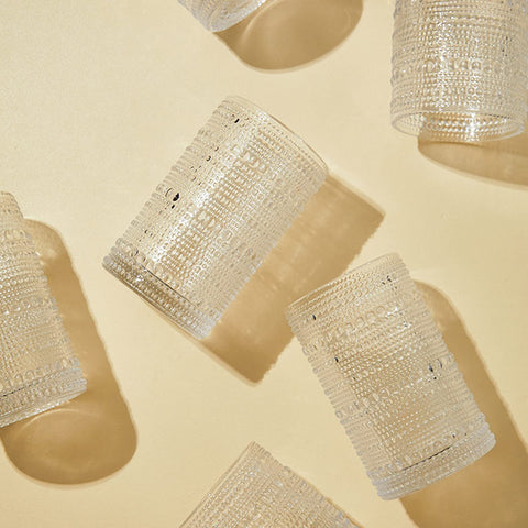 Vasos ZOOFOX para bebidas variadas, diseño vintage que añade carácter.