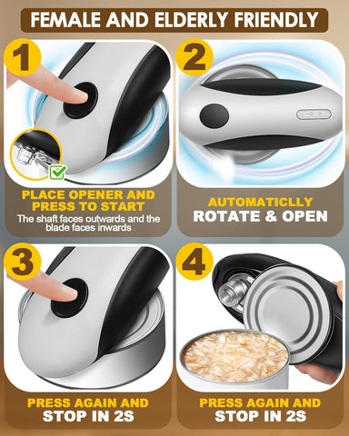 Diseño ergonómico de Zoomsnail y mango cómodo para agarre seguro.
